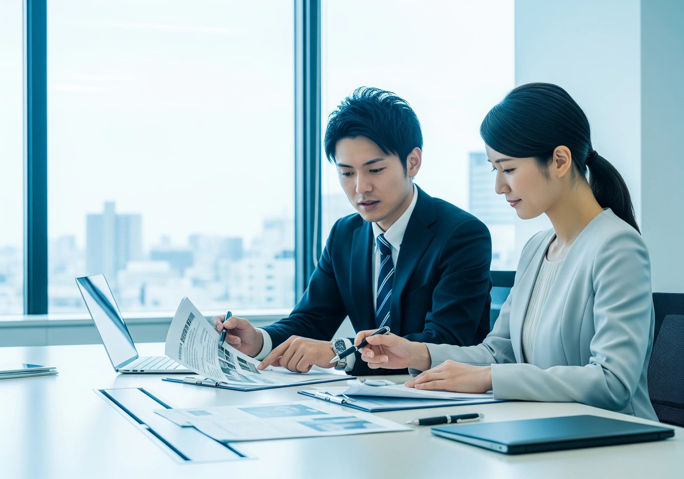 防災計画の打ち合わせ